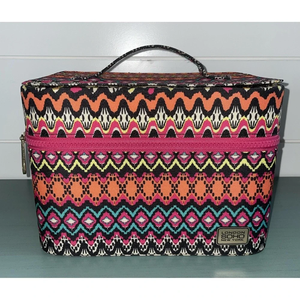 LONDON SOHO NEW YORK  *TOP MODEL MAKEUP‎ TRAVEL CASE HARD SIDE RARE